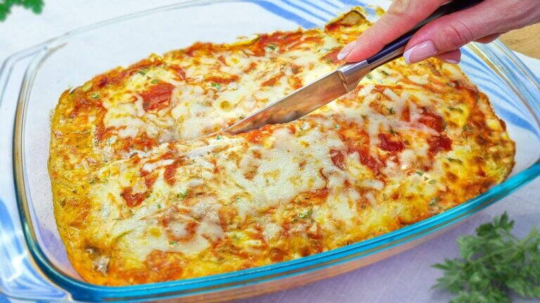 Zdrowe i pyszne jedzenie w 10 minut! Lasagne z cukinii na lunch!
